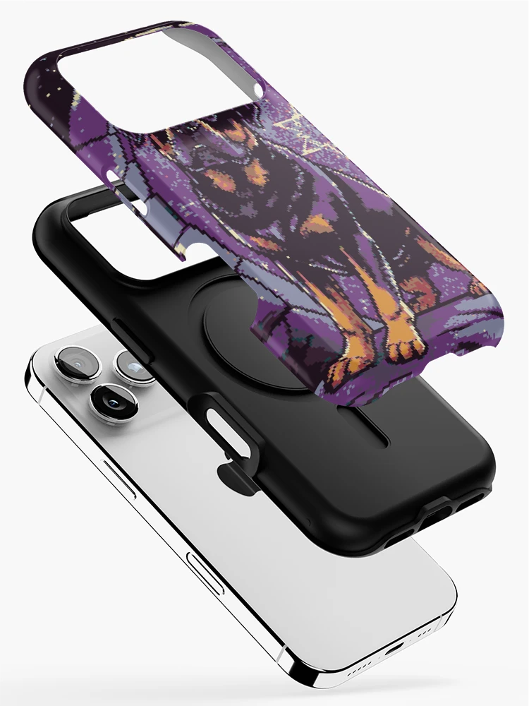 Thumbnail 2 of 4, iPhone Case, Pixel Rottweiler Protector designed and sold by NaturePixel.