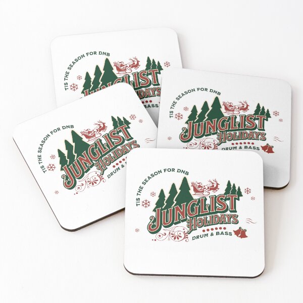 Item preview, JUNGLIST  - DNB Holiday Sleigh Ride (Green)  designed and sold by Discothreadz.