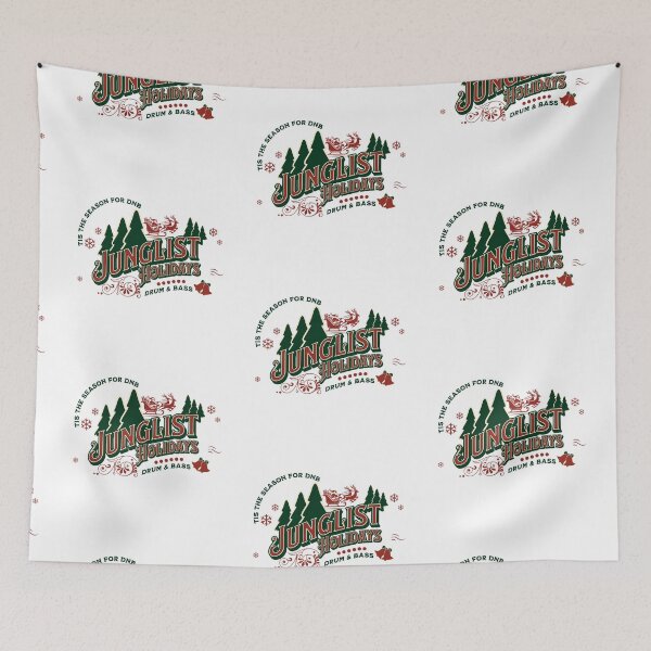 Item preview, JUNGLIST  - DNB Holiday Sleigh Ride (Green)  designed and sold by Discothreadz.