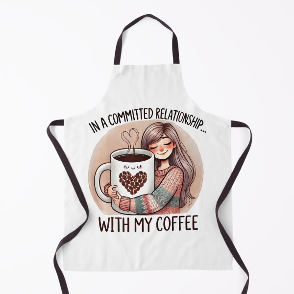 Item preview, In a Committed Relationship with Coffee designed and sold by FunandWhimsy.