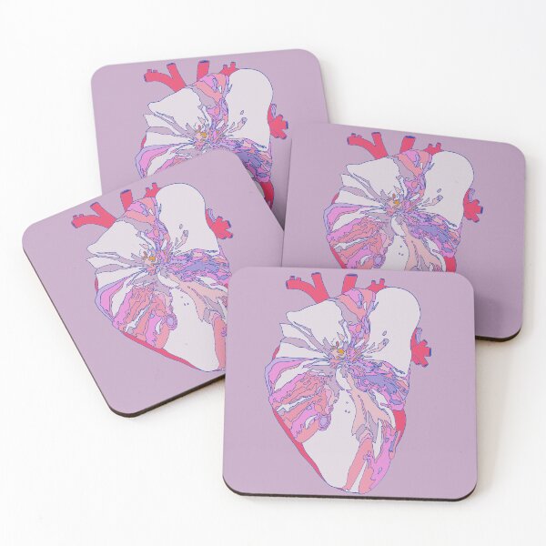 Item preview, Abstract Anatomical Heart - Pink designed and sold by Octa Ivy.