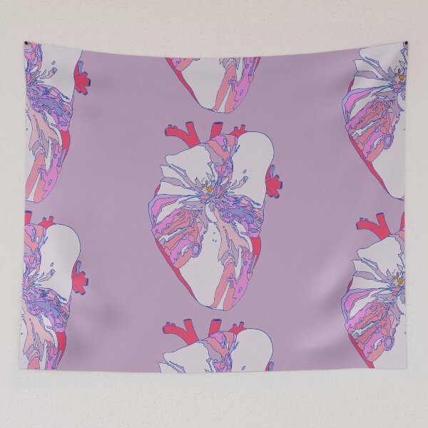 Item preview, Abstract Anatomical Heart - Pink designed and sold by Octa Ivy.