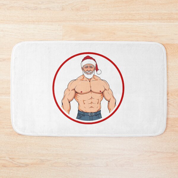 Item preview, Merry Christmas with muscles designed and sold by muscledaddies.