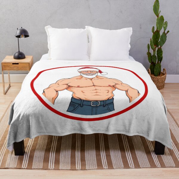 Item preview, Merry Christmas with muscles designed and sold by muscledaddies.