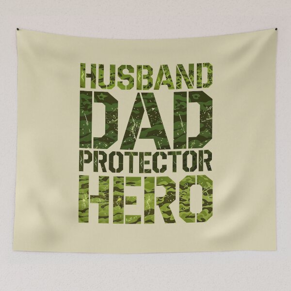 Item preview, Husband Dad Protector Hero designed and sold by TheArtOfPat.