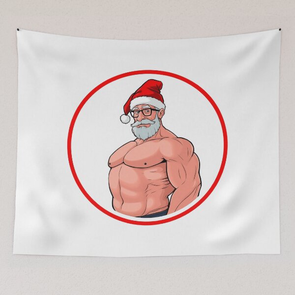 Item preview, Puff out your chest and wish Merry Christmas designed and sold by muscledaddies.