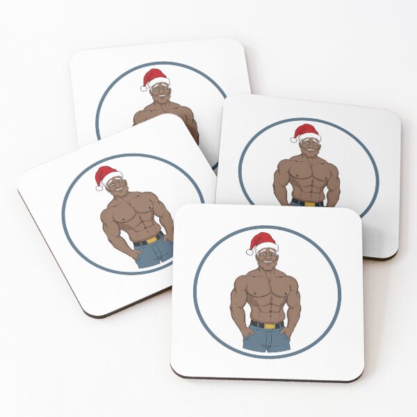 Item preview, Beautiful muscular Santa Claus designed and sold by muscledaddies.