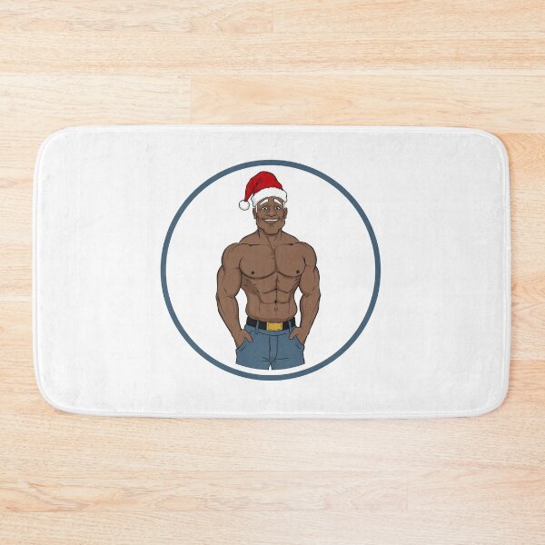 Item preview, Beautiful muscular Santa Claus designed and sold by muscledaddies.
