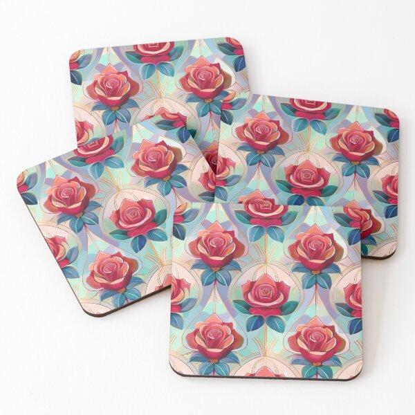 Item preview, Art Deco Red Roses  designed and sold by Kevin Luckham.