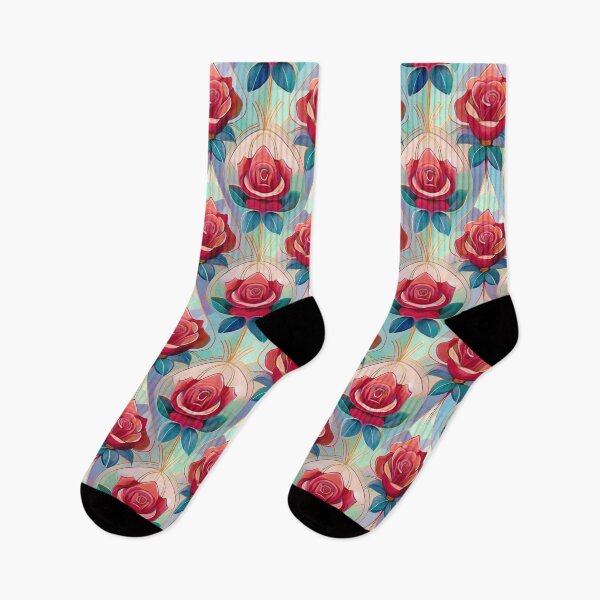 Item preview, Art Deco Red Roses  designed and sold by Kevin Luckham.