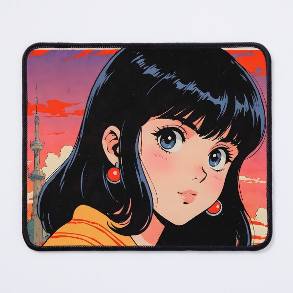 Item preview, Barnaul Russia Retro Anime Girl 80s Vintage Travel designed and sold by Retro-Anime9.