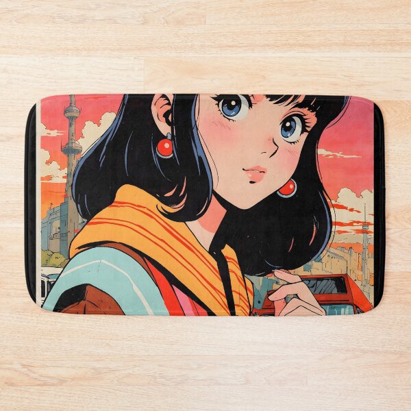 Item preview, Barnaul Russia Retro Anime Girl 80s Vintage Travel designed and sold by Retro-Anime9.