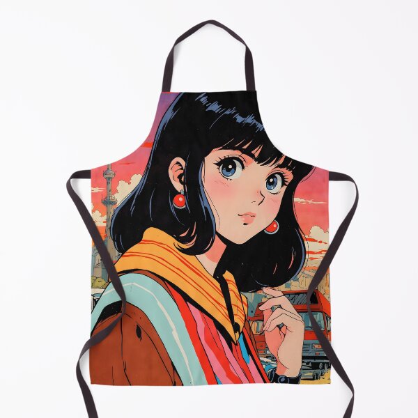 Item preview, Barnaul Russia Retro Anime Girl 80s Vintage Travel designed and sold by Retro-Anime9.