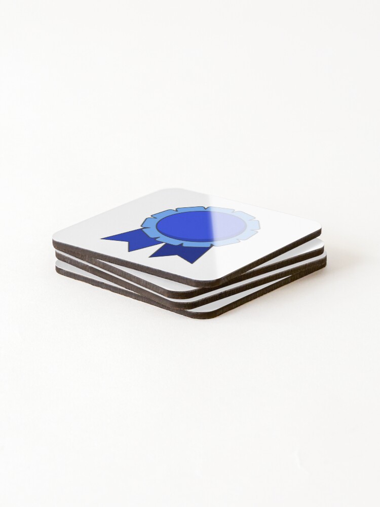 Thumbnail 4 of 5, Coasters (Set of 4), Award Pin With Ribbons Vector designed and sold by THPStock.