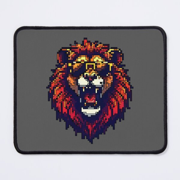 Item preview, Pixel Mighty Lion designed and sold by NaturePixel.