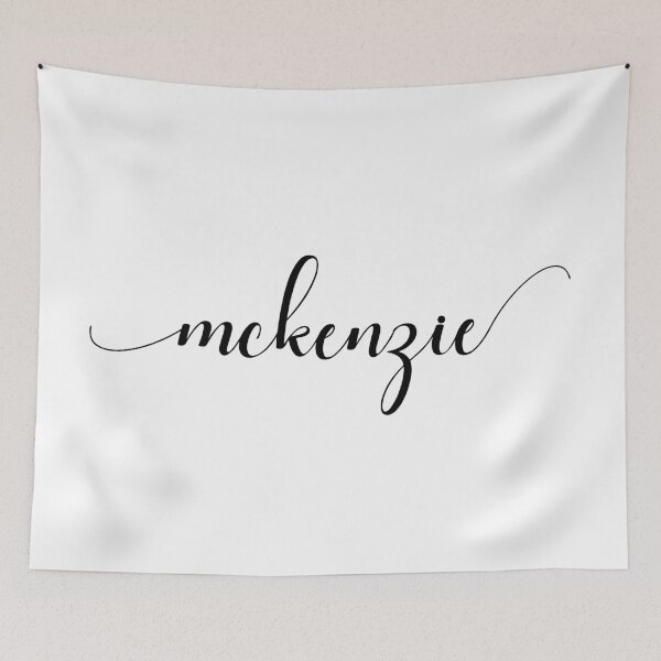 Item preview, Mckenzie - Custom name on delicate black cursive font designed and sold by To the Lua.