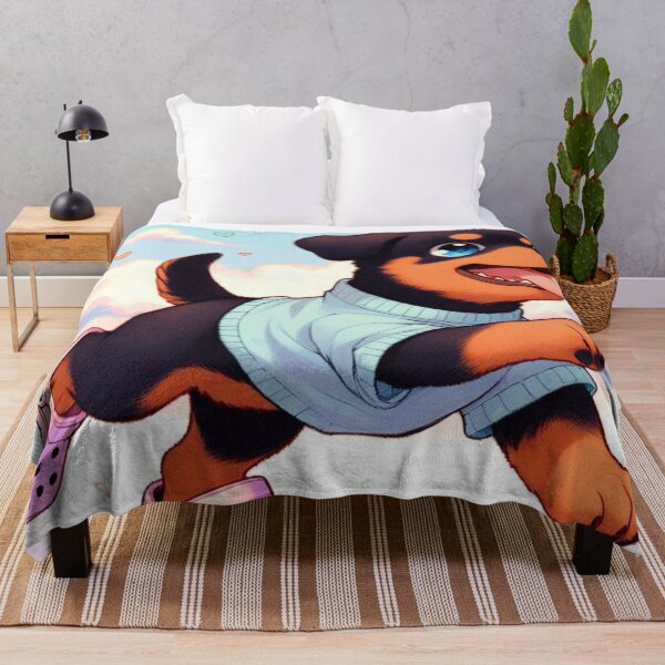 Item preview, Rottie Pup Rocking Pink Crocs – Adorable and Fun designed and sold by FaydeFlora.