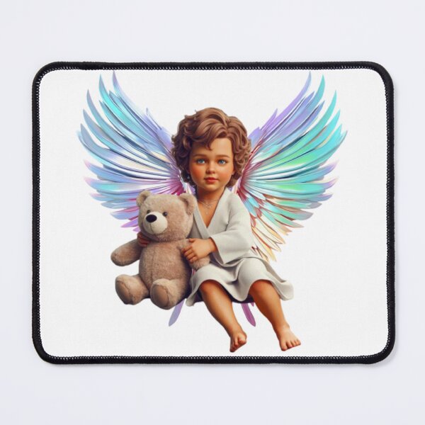 Item preview, Cherubim Angel With Teddy Bear designed and sold by DivineHaven.
