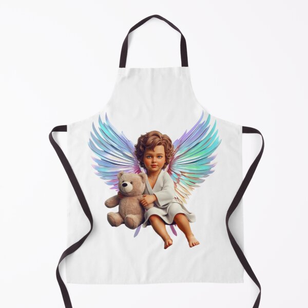 Item preview, Cherubim Angel With Teddy Bear designed and sold by DivineHaven.