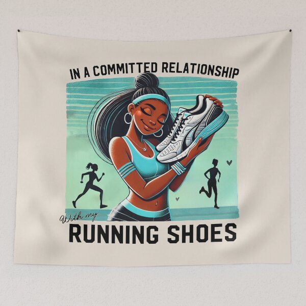 Item preview, In a Committed Relationship with my Running Shoes designed and sold by FunandWhimsy.