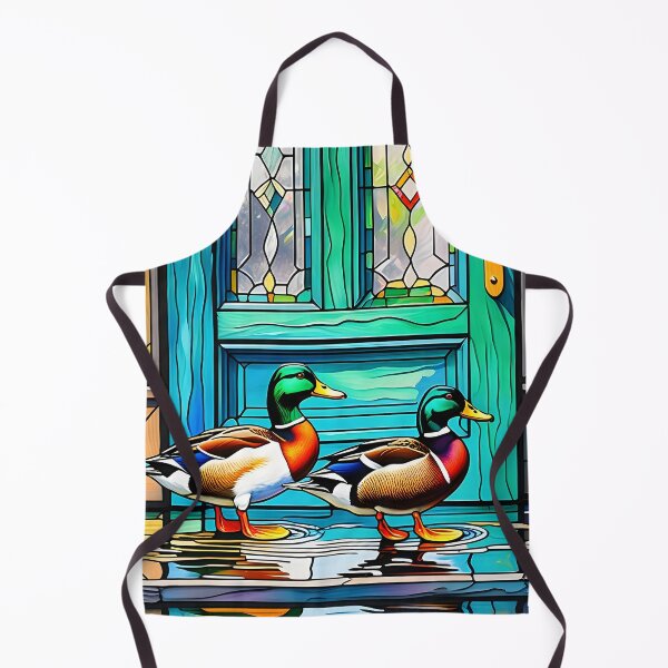Item preview, Stained Glass Mallard Ducks designed and sold by Paw's Arts.