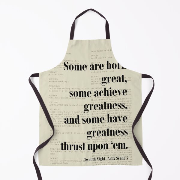 Item preview, Twelfth Night William Shakespeare Some Are Born Great designed and sold by kakarikihill.