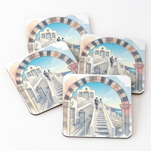 Item preview, Santorini Dreams, Painted with Love designed and sold by unrealartwork.