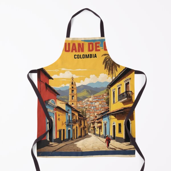Item preview, San Juan de Giron Colombia Retro Vintage Poster Tourism designed and sold by TravelersGems.