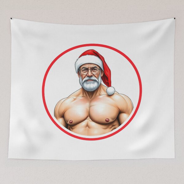Item preview, Gym Santa Claus designed and sold by muscledaddies.