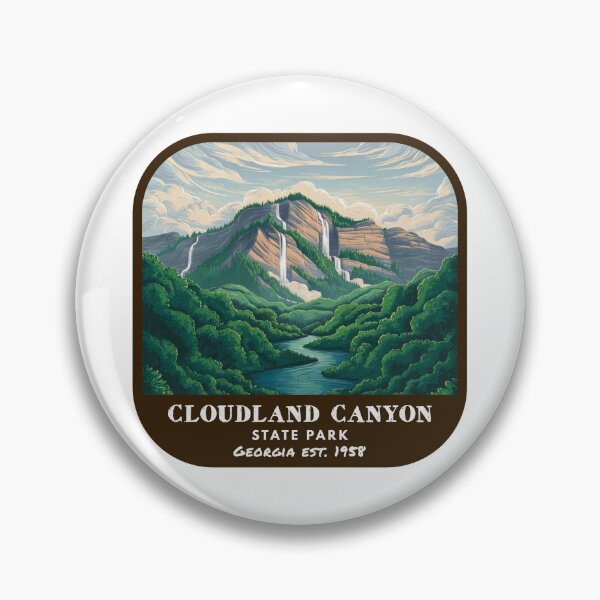 Item preview, Vintage Cloudland Canyon State Park (Georgia State Park) designed and sold by RabbitK.