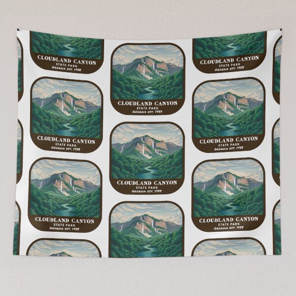Item preview, Vintage Cloudland Canyon State Park (Georgia State Park) designed and sold by RabbitK.