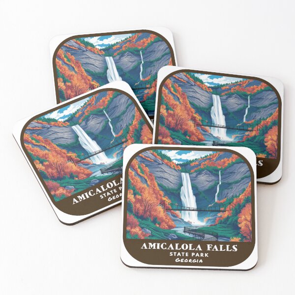 Item preview, Vintage Amicalola Falls State Park (Georgia State Park) designed and sold by RabbitK.
