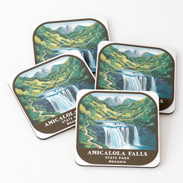 Item preview, Vintage Amicalola Falls State Park (Georgia State Park) designed and sold by RabbitK.