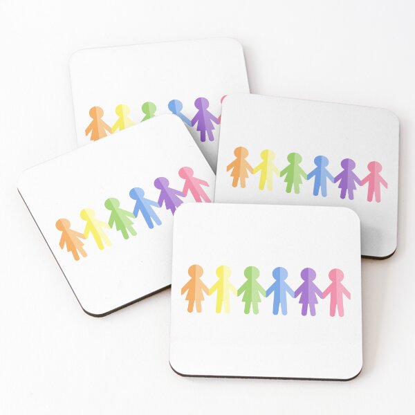 Item preview, Rainbow Coloured Paper People Or Doll Chain designed and sold by THP Creative.