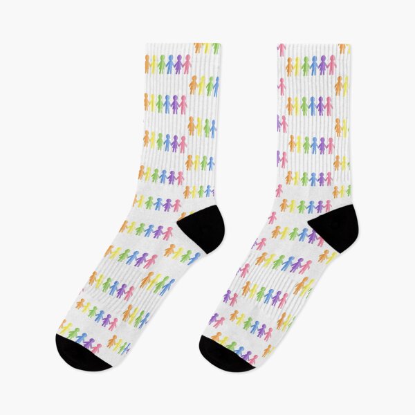 Item preview, Rainbow Coloured Paper People Or Doll Chain designed and sold by THP Creative.