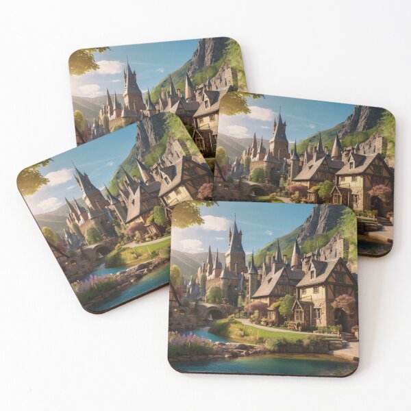 Item preview, Magical Morning in the Fairy Tale Village designed and sold by BlareBlare.