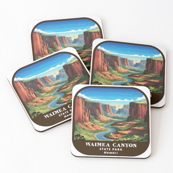 Item preview, Vintage Waimea Canyon State Park (Hawaii State Park) designed and sold by RabbitK.