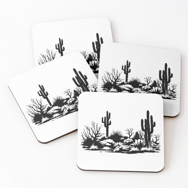 Item preview, Desert Succulent Cacti Cactus Flora Arid Prickly Pear designed and sold by inkoutninja.