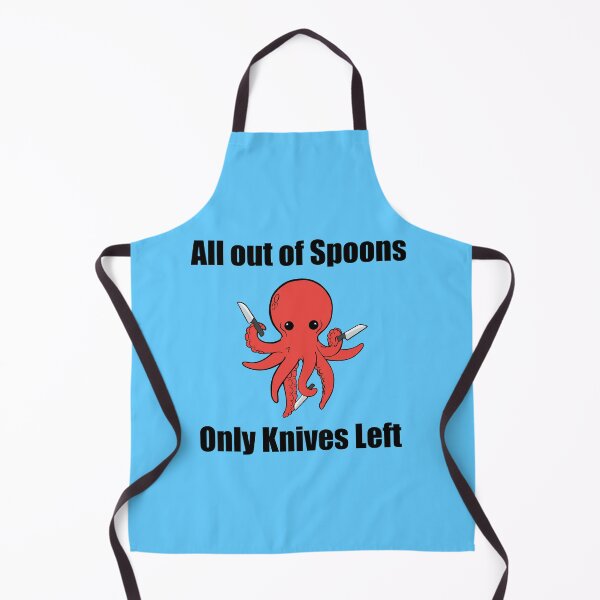 Item preview, All out of spoons only knives left (octopus) designed and sold by CaitlynConnor.
