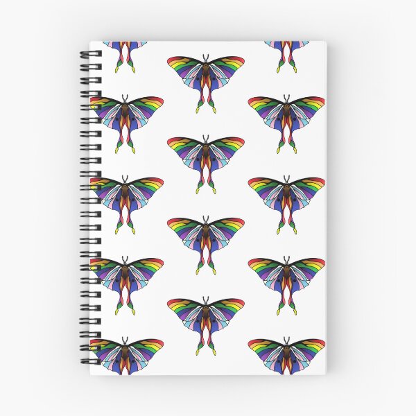 Item preview, Progress pride moth  designed and sold by ashstash.