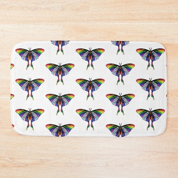 Item preview, Progress pride moth  designed and sold by ashstash.