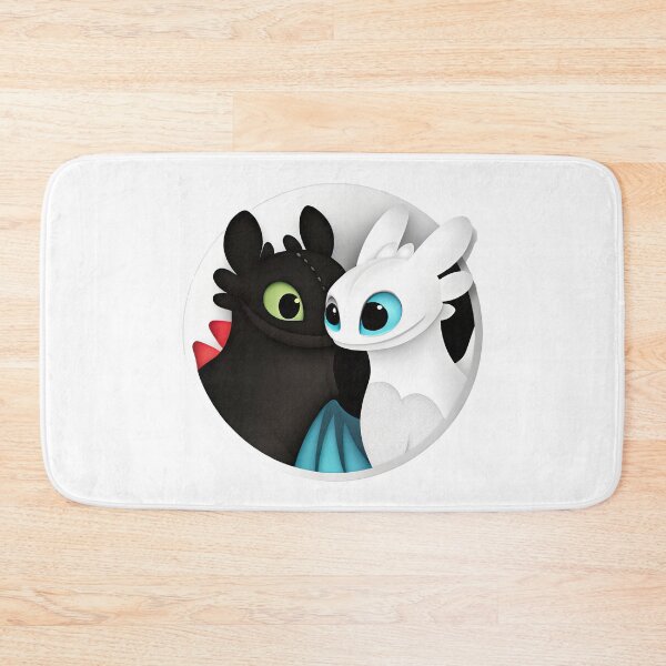 Item preview, Toothless And Night Fury, Light Fury And Toothless designed and sold by graphic-genie.