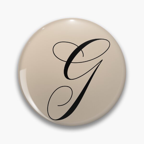 Item preview, Calligraphy Capital Letter G designed and sold by AK & Co..
