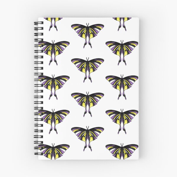 Item preview, Nonbinary pride moth  designed and sold by ashstash.