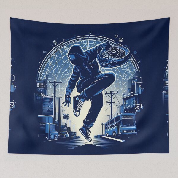 Item preview, B-boy hiphop on Street cityscape. designed and sold by Nanthanon.