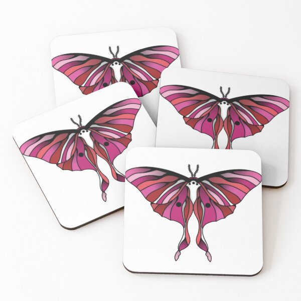 Item preview, Lesbian pride moth  designed and sold by ashstash.