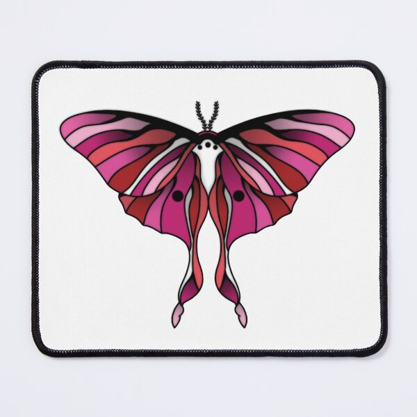 Item preview, Lesbian pride moth designed and sold by ashstash.