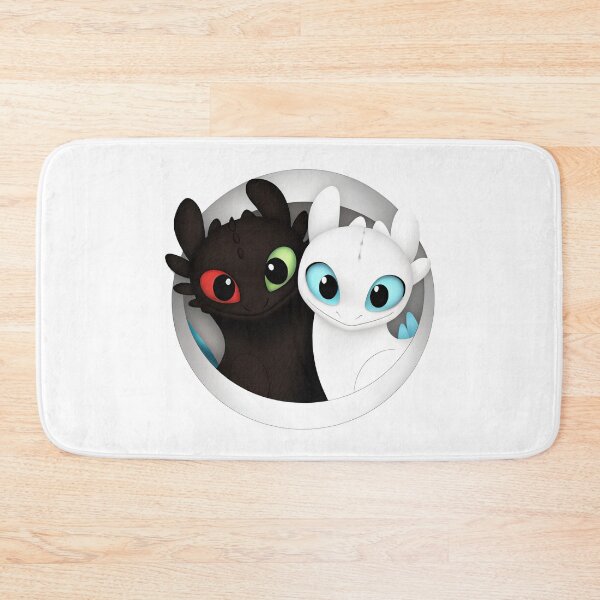 Item preview, Toothless And Night Fury, Light Fury And Toothless designed and sold by graphic-genie.