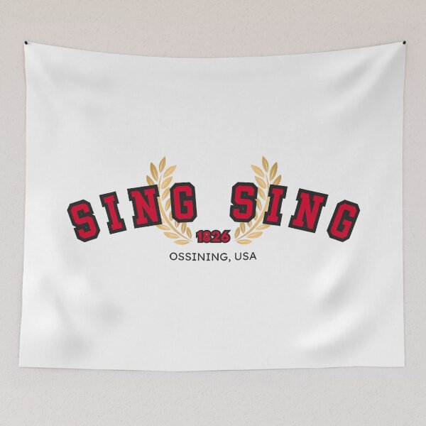Item preview, Sing Sing Prison “Varsity,” Red and Black designed and sold by UNK-Fatigues.