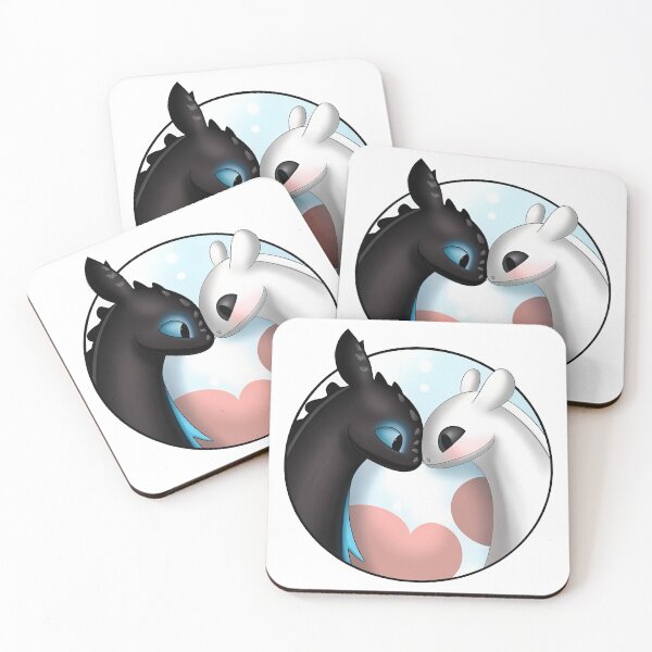Item preview, Toothless And Night Fury, Light Fury And Toothless designed and sold by graphic-genie.